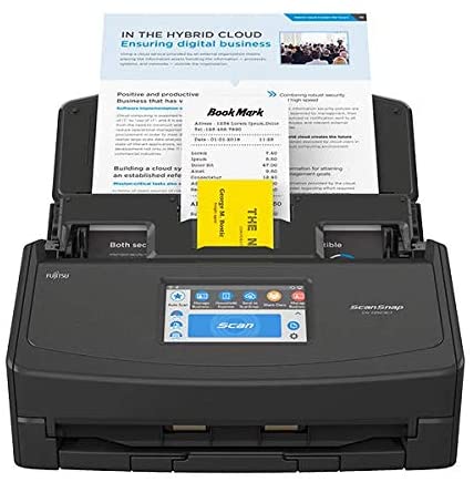 Fujitsu ScanSnap iX1500 Color Duplex Document Scanner with Touch Screen for Mac and PC (Black Model, 2020 Release) Fujitsu ScanSnap iX1500 Color Duplex Document Scanner with Touch Screen for Mac and PC (Black Model, 2020 Release)